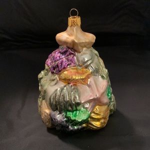 🎄Christmas/Holiday Beach Tree Glass Ornament  Starfish, Shells, Fish and Coral